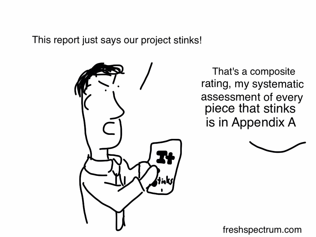 Project Stinks Report Cartoon by Chris Lysy