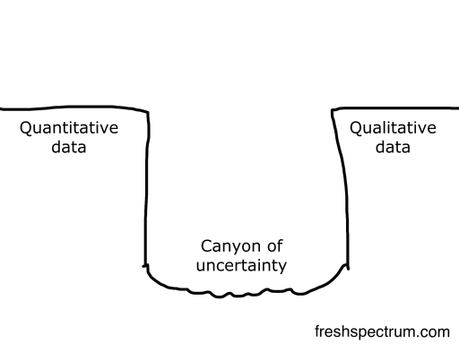 Canyon of Uncertainty Cartoon by Chris Lysy