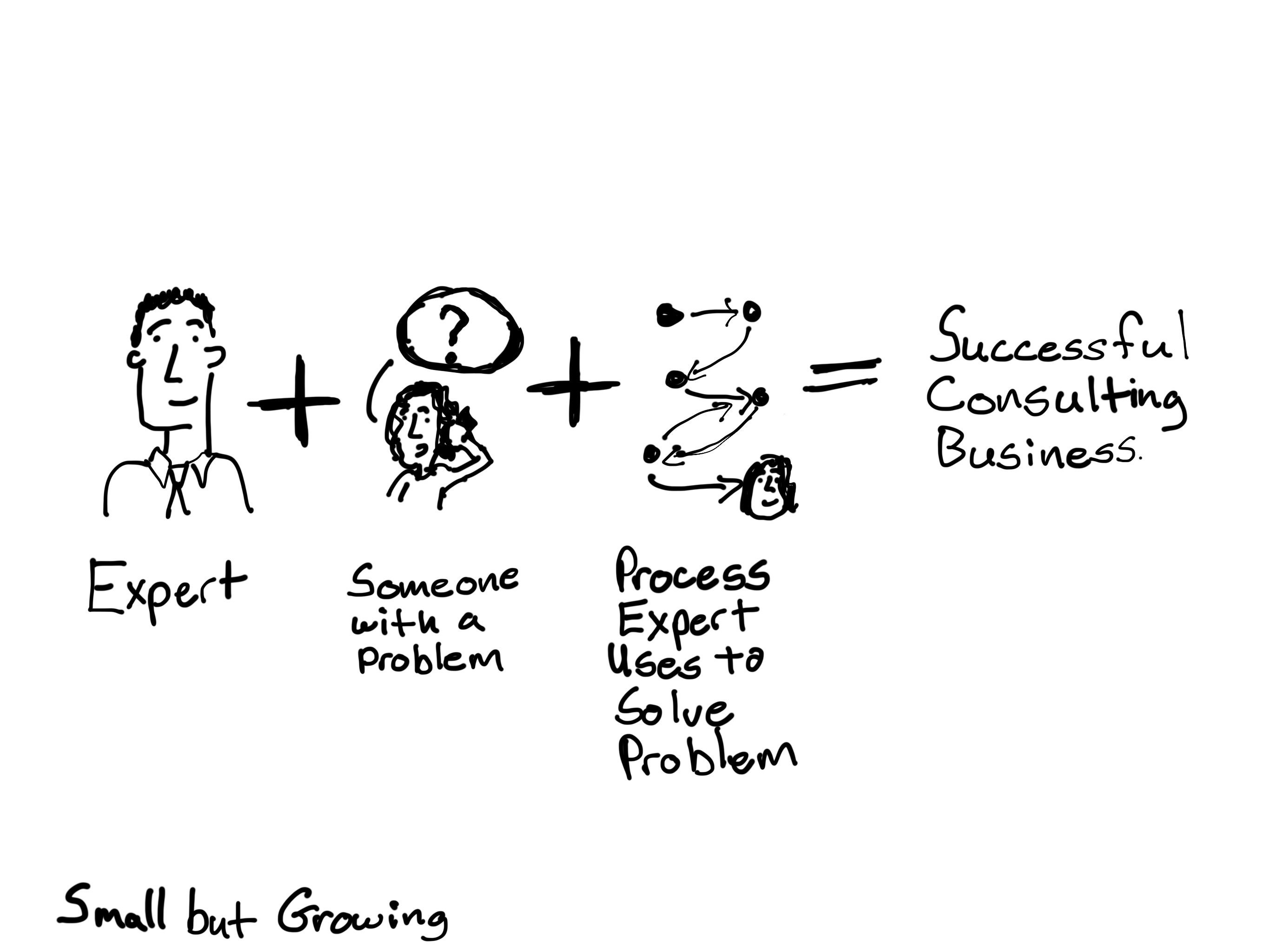 Successful consulting business cartoon by Chris lysy