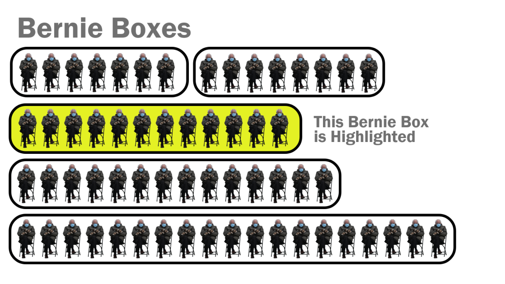 Adobe XD Icon Array Illustration Bernie Boxes