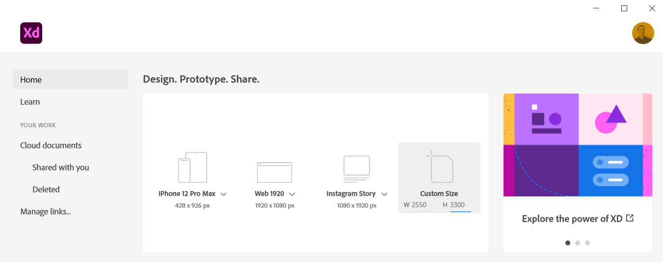 How to Create a Sidebar Style OnePager in Adobe XD
