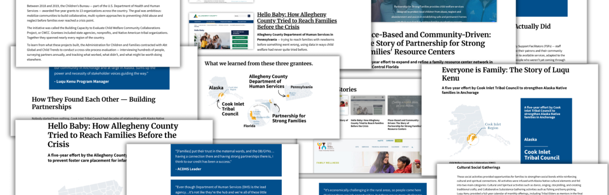 Qualitative Storytelling Dashboard – Before and After
