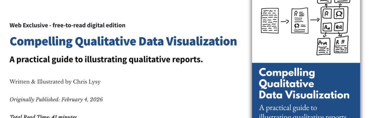 My qualitative dataviz book is now live! (and free)