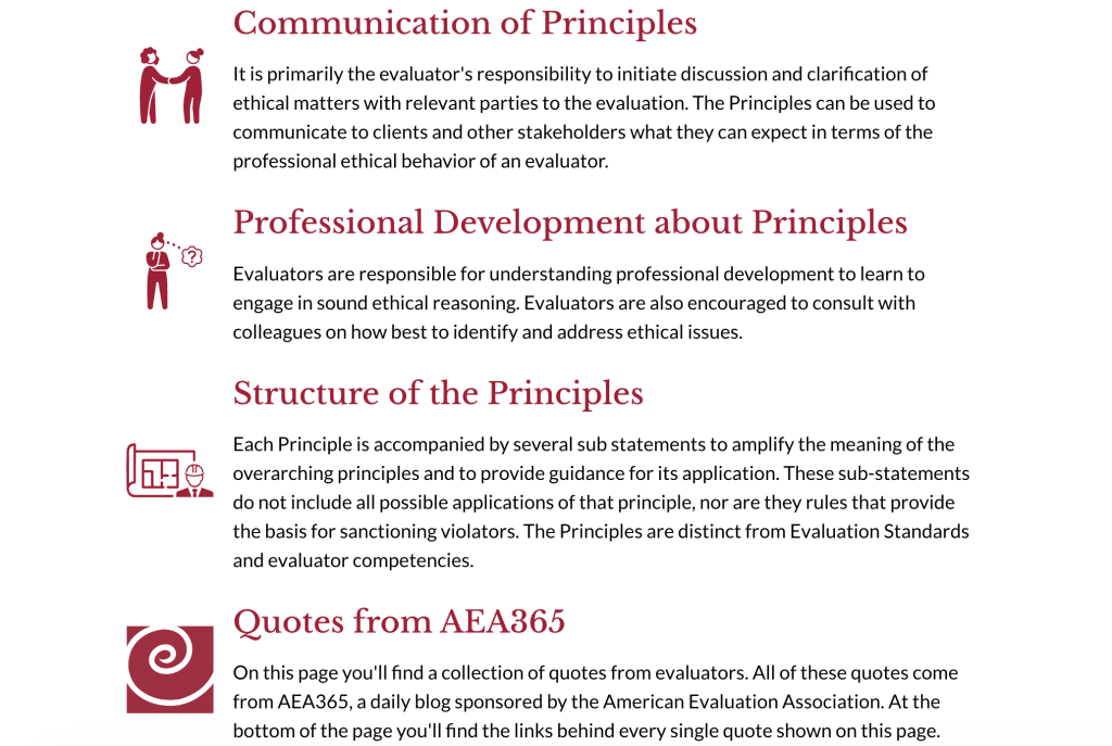 Screenshot of the icon section.