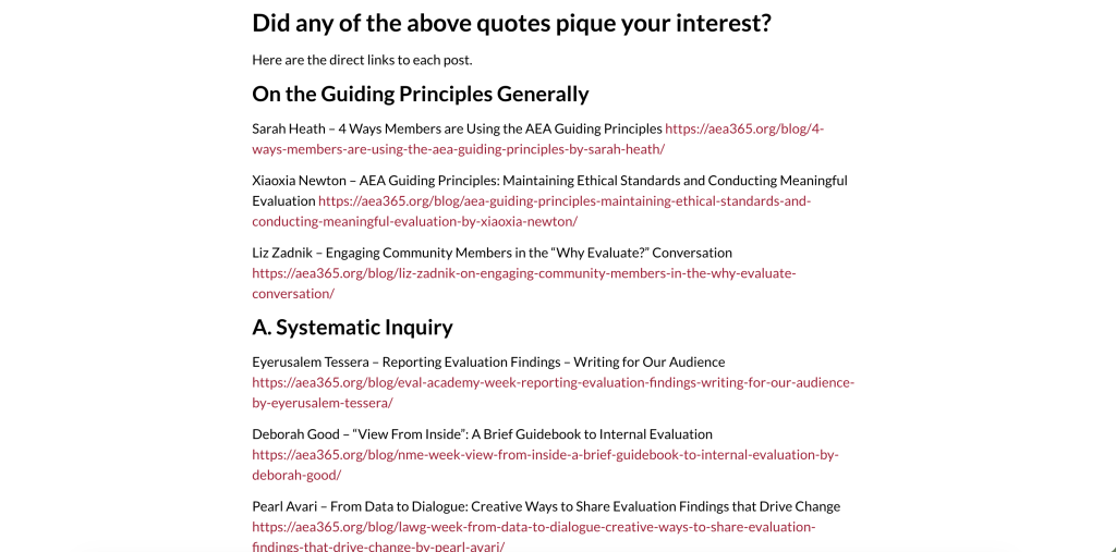 Screenshot of the references section of the page.