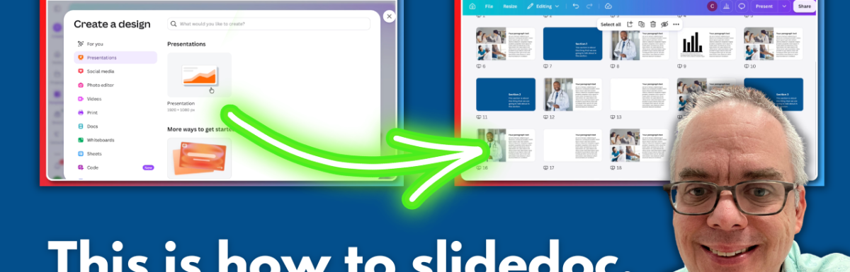 How to Create a Simple Slidedoc Template in Canva